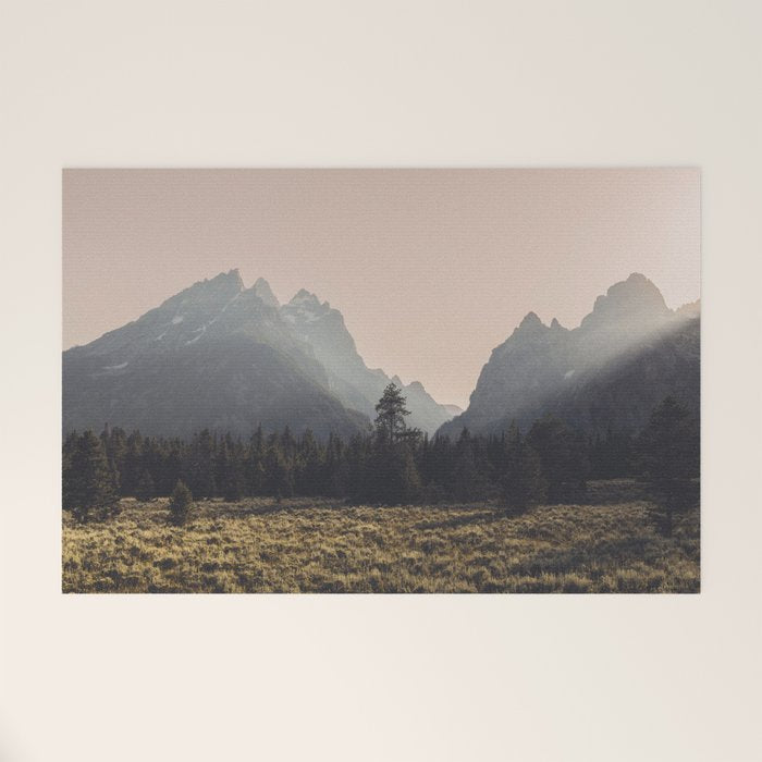 Mountain Poetry - Grand Teton National Park Welcome Mat Gallery Image 1