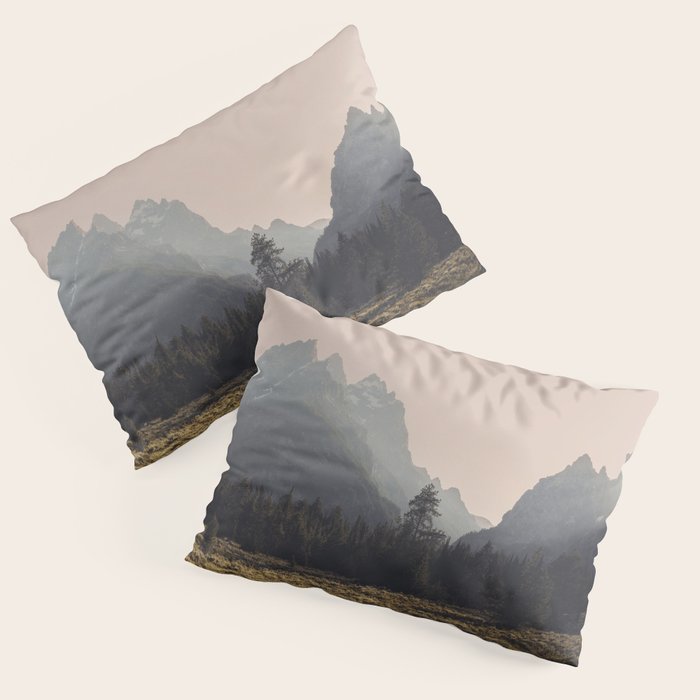 Mountain Poetry - Grand Teton National Park Pillow Sham Gallery Image 3