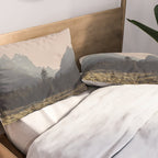 Mountain Poetry - Grand Teton National Park Pillow Sham Gallery Image 2