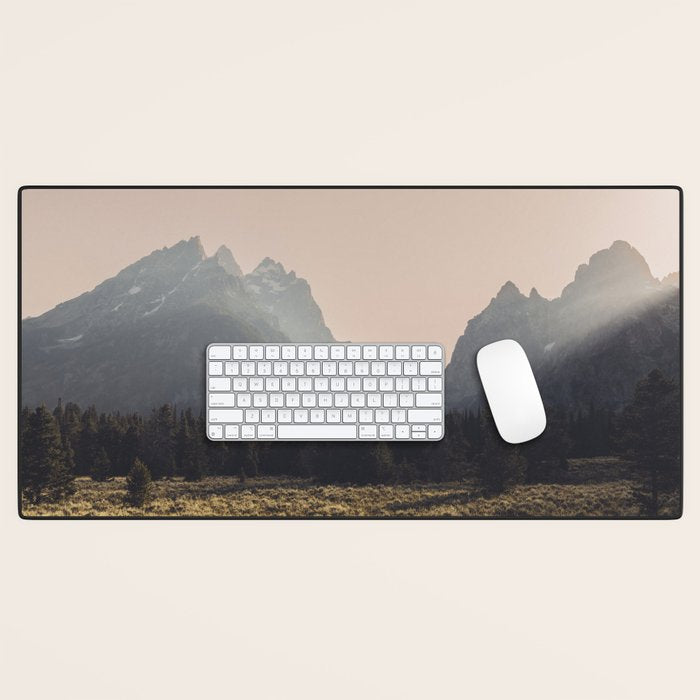Mountain Poetry - Grand Teton National Park Desk Mat Gallery Image 1