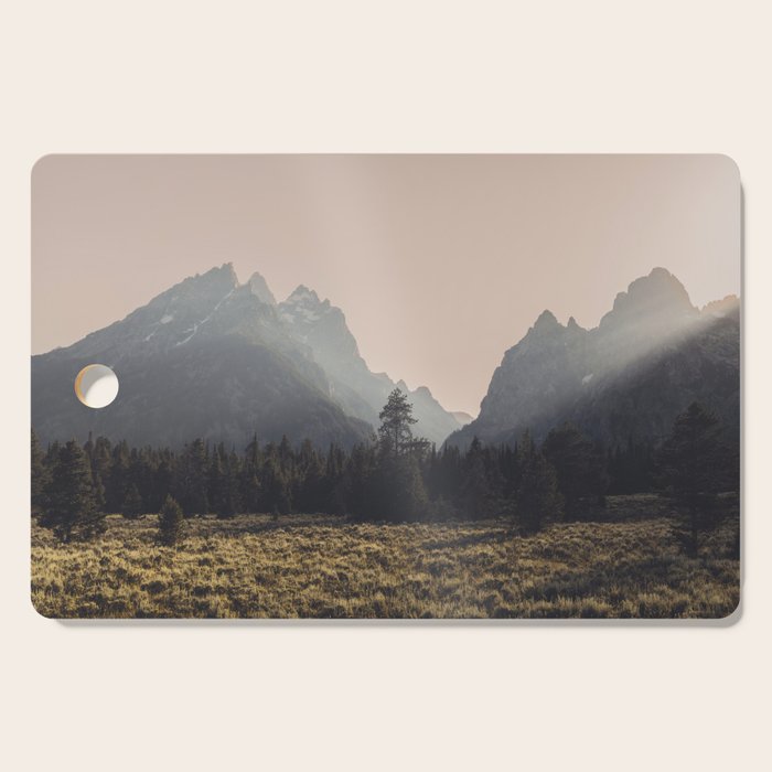 Mountain Poetry - Grand Teton National Park Cutting Board Gallery Image 1