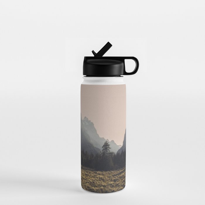 Mountain Poetry - Grand Teton National Park Water Bottle Gallery Image 1
