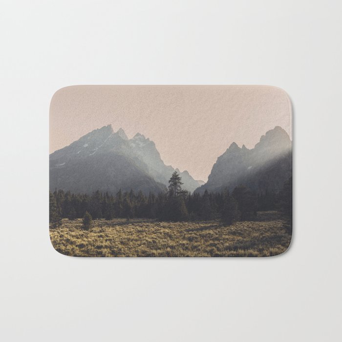 Mountain Poetry - Grand Teton National Park Bath Mat Gallery Image 1