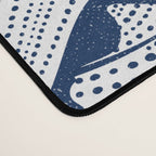 Ocean Floor Nautical Shells Navy Blue Desk Mat Gallery Image 4