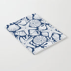 Ocean Floor Nautical Shells Navy Blue Notebook Gallery Image 2