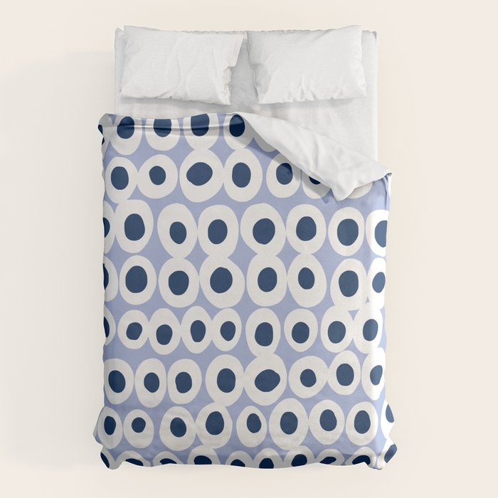 Wonderful bold dots blue Duvet Cover Gallery Image 1