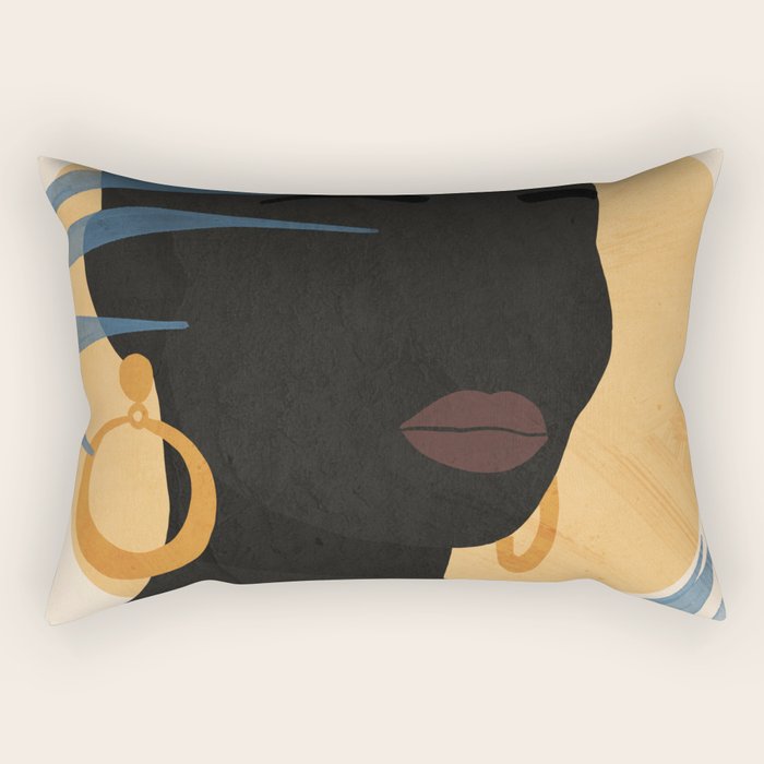 Tropical Girl 25 Rectangular Pillow Gallery Image 2