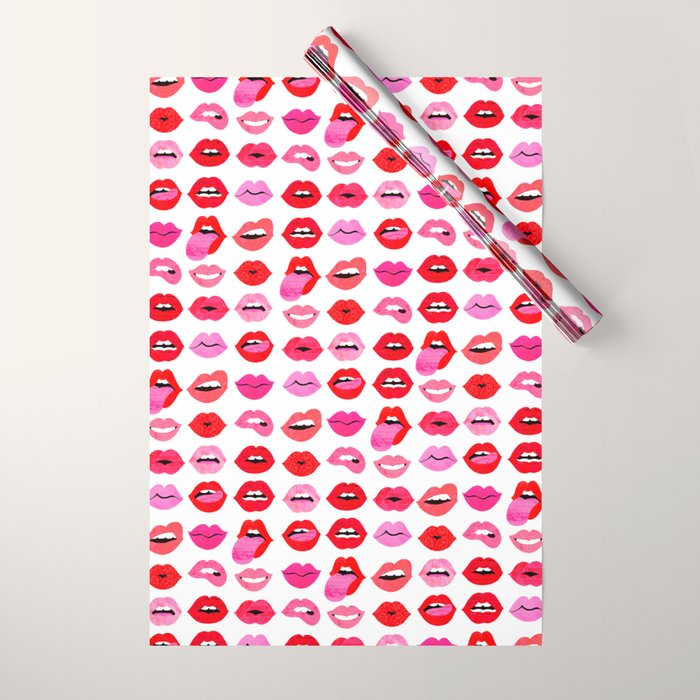 Lips of Love Wrapping Paper Gallery Image 1