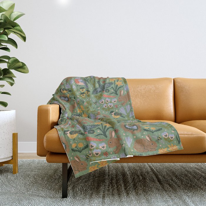 Springtime Throw Blanket Gallery Image 1