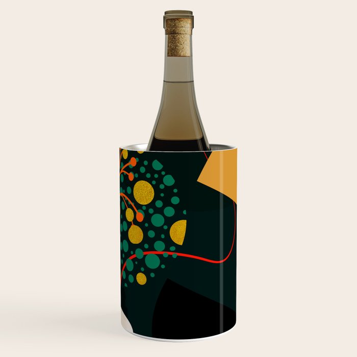 mid century garden shapes Wine Chiller Gallery Image 1