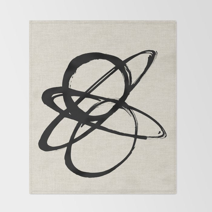 Astral Orbit  Throw Blanket Gallery Image 2