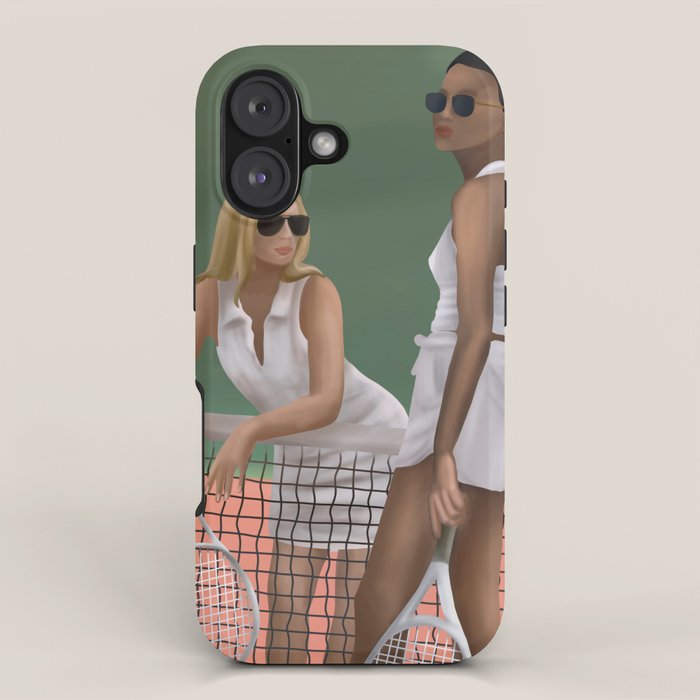Elegance on the Court iPhone Case Gallery Image 1