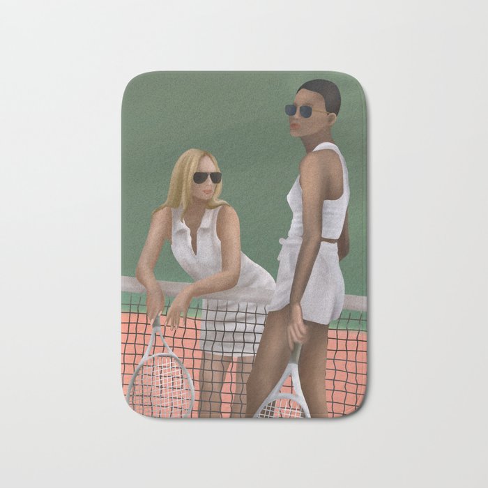 Elegance on the Court Bath Mat Gallery Image 1