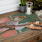 Elegance on the Court Outdoor Rug Gallery Image 2