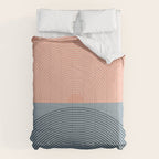 Minimal Rainbow Color Block VII Comforter Gallery Image 6
