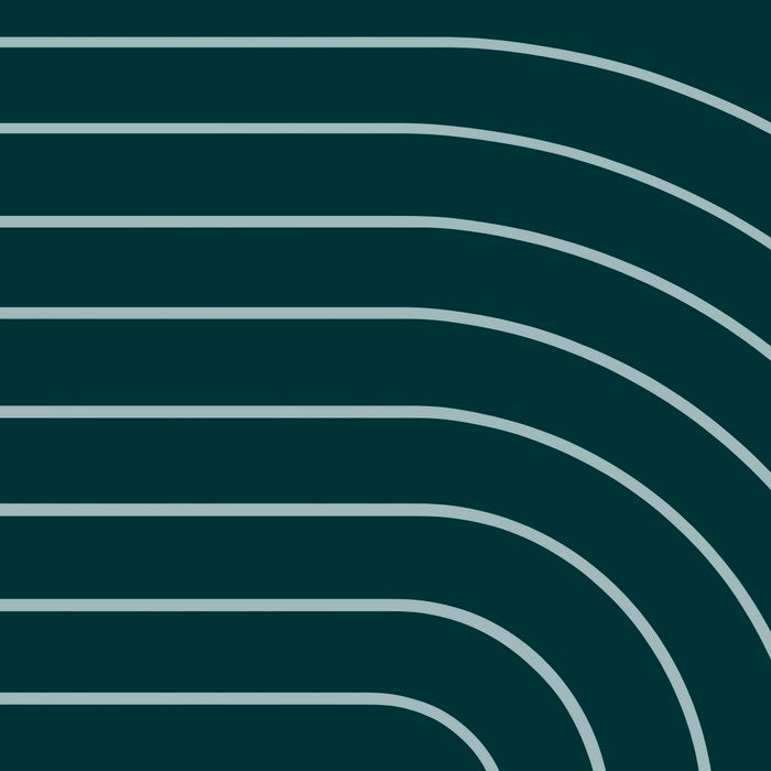 Minimal Arch XXXVIII Dark Teal Green Modern Geometric Lines Coffee Mug Gallery Image 2