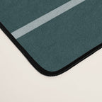Minimal Arch XXXVIII Dark Teal Green Modern Geometric Lines Desk Mat Gallery Image 4