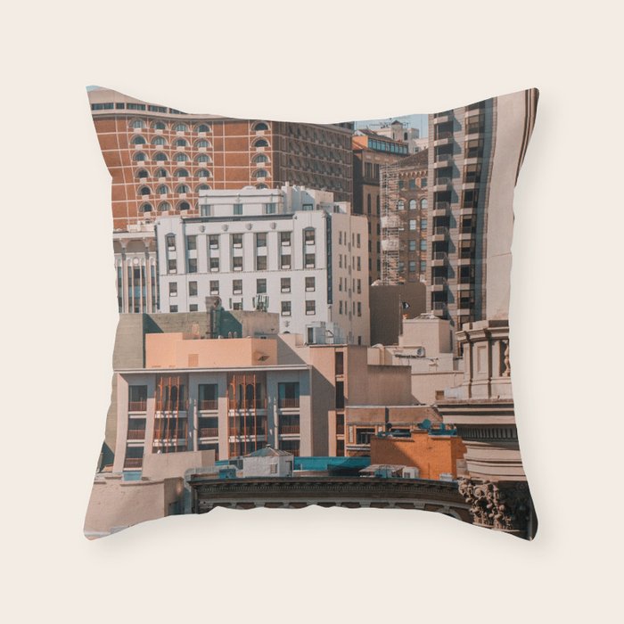 San Francisco architecture Throw Pillow Gallery Image 6