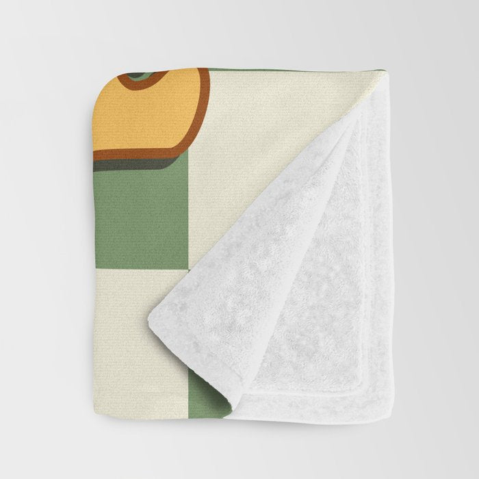 This Must Be The Place (Green Checkerboard) Throw Blanket Gallery Image 3