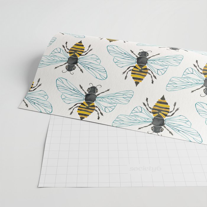 Honey Bee Wrapping Paper Gallery Image 2