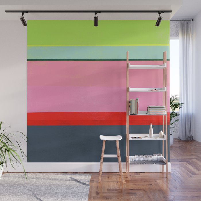 stripe study 35 Wall Mural Gallery Image 1