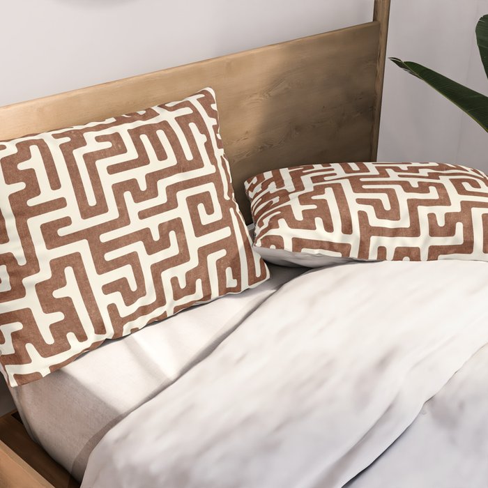 maze in brandywine Pillow Sham Gallery Image 2
