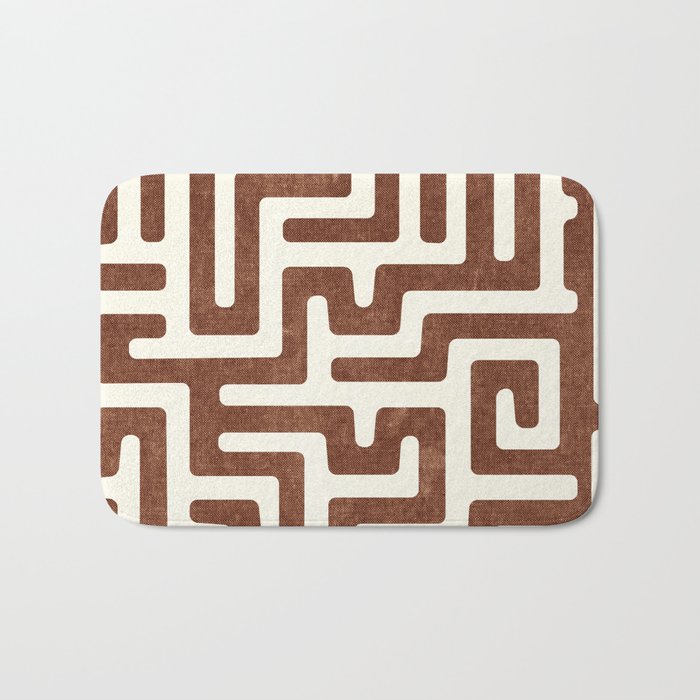 maze in brandywine Bath Mat Gallery Image 1