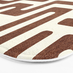 maze in brandywine Bath Mat Gallery Image 3