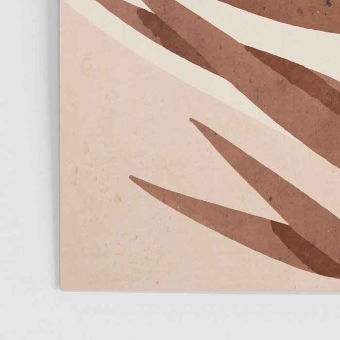 Minimal Abstract Art Tropical Leaf Poster Gallery Image 3