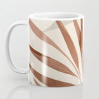 Minimal Abstract Art Tropical Leaf Coffee Mug Gallery Image 3