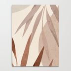 Minimal Abstract Art Tropical Leaf Notebook Gallery Image 4