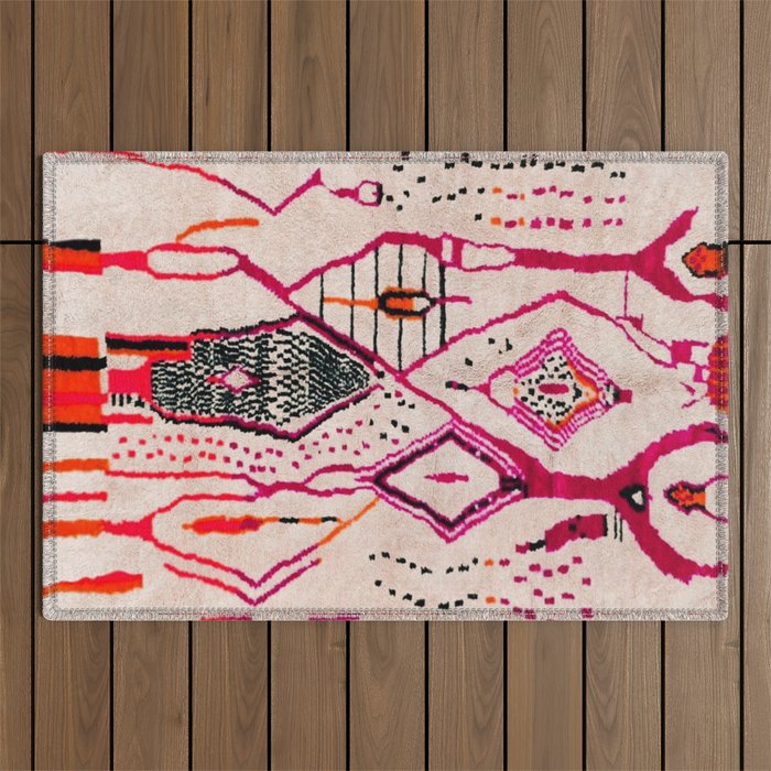 Heritage Oriental Moroccan Carpet Design Outdoor Rug Gallery Image 1