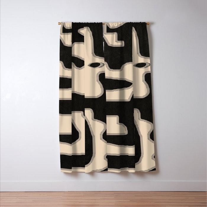 Modern Abstract Art 120 Window Curtain Gallery Image 3