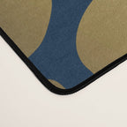 Gold and Navy Floral Bloom Desk Mat Gallery Image 4