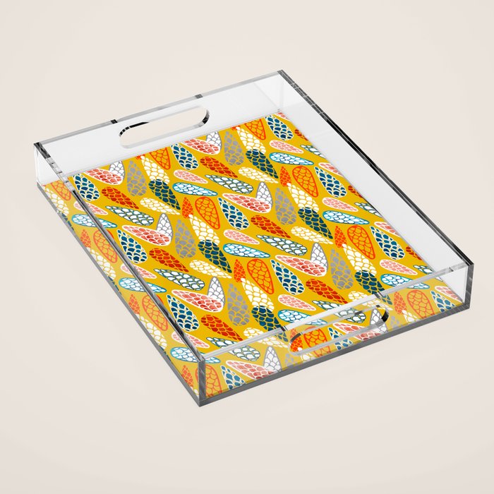 Colored Cone pattern Acrylic Tray Gallery Image 1