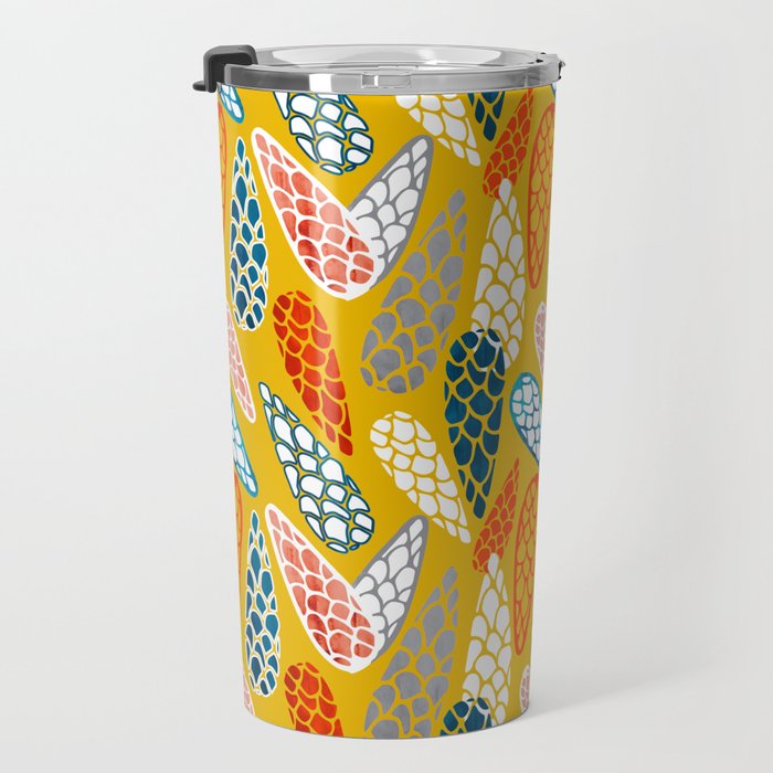 Colored Cone pattern Travel Mug Gallery Image 3