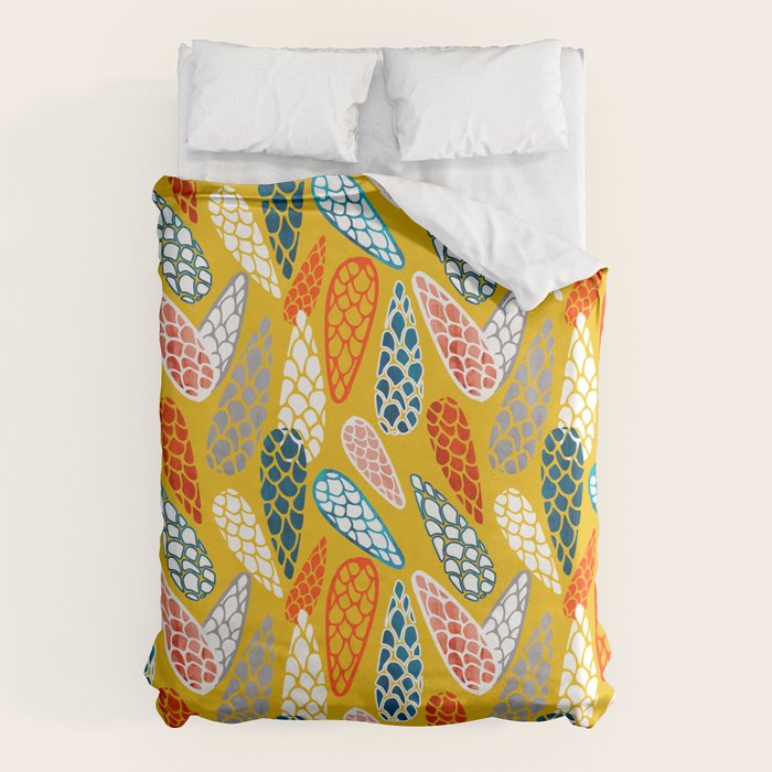 Colored Cone pattern Duvet Cover Gallery Image 1
