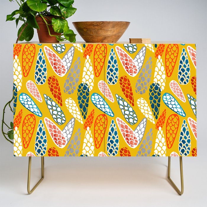 Colored Cone pattern Credenza Gallery Image 1