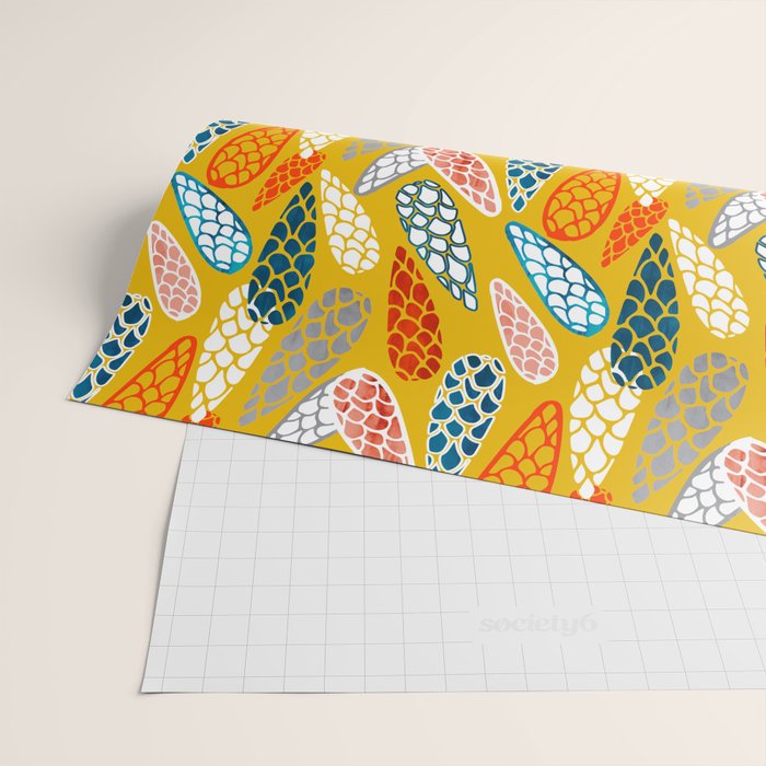 Colored Cone pattern Wrapping Paper Gallery Image 2