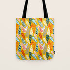 Colored Cone pattern Tote Bag Gallery Image 1