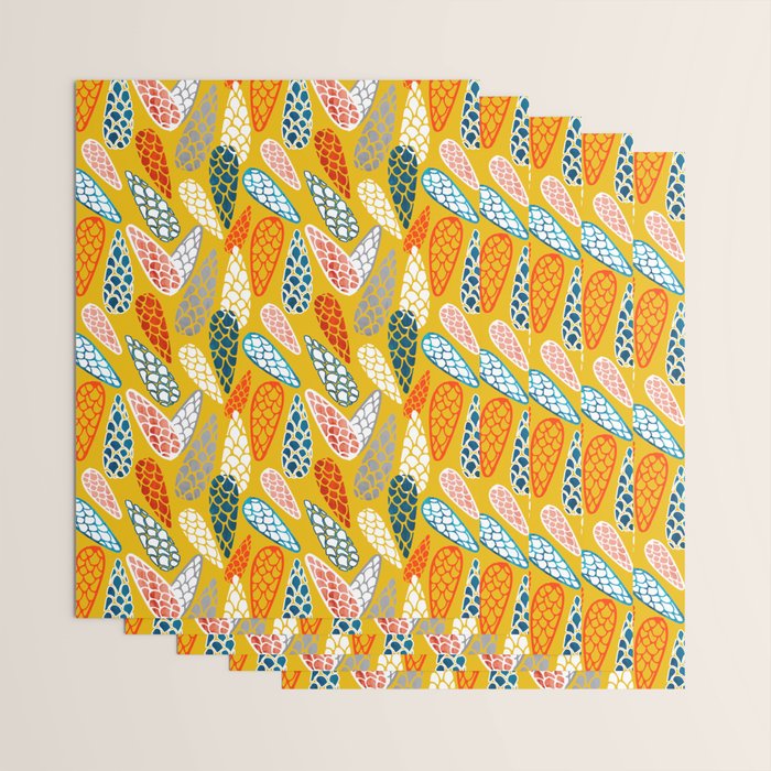 Colored Cone pattern Wrapping Paper Gallery Image 3