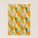 Colored Cone pattern Stationery Card Gallery Image 2