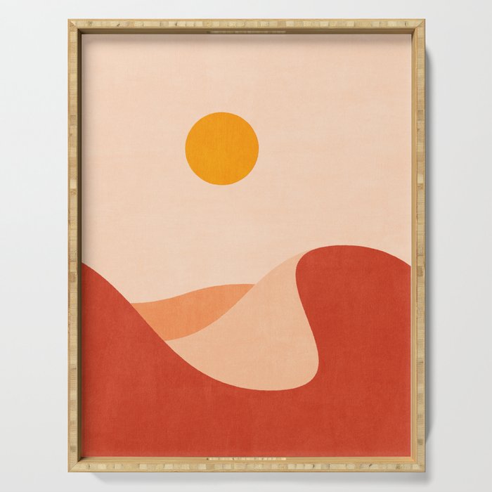 LANDSHAPES - Desert - day Serving Tray Gallery Image 1
