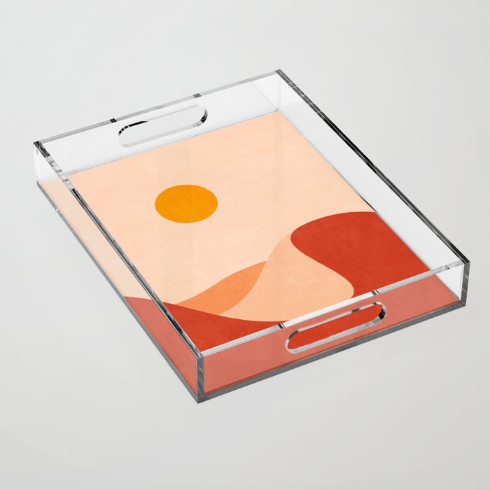 LANDSHAPES - Desert - day Acrylic Tray Gallery Image 1