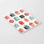Flask Collection - Red & Turquoise Palette Notebook Gallery Image 3
