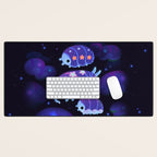 Cloud isopod - Starry night Desk Mat Gallery Image 1