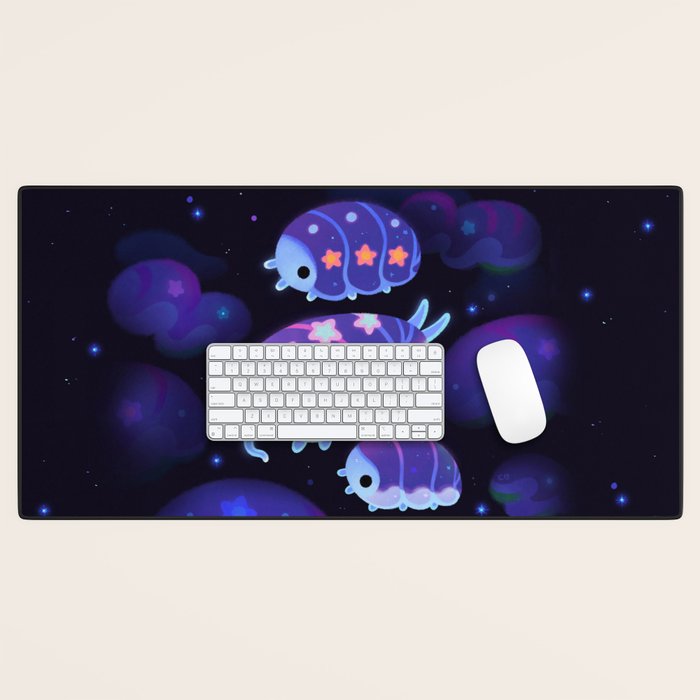Cloud isopod - Starry night Desk Mat Gallery Image 1