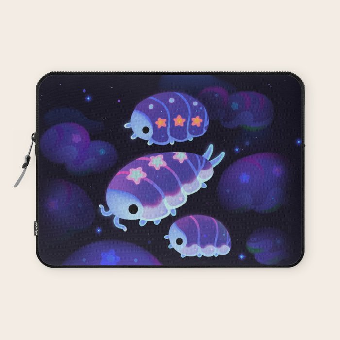 Cloud isopod - Starry night Laptop Sleeve Gallery Image 1
