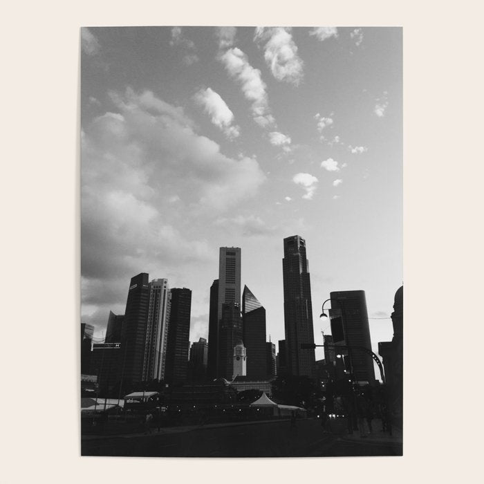 LION CITY || black and white architecture photography || SINGAPORE Poster Gallery Image 4