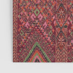 Vibrant Moroccan Kilim Pattern Poster Gallery Image 3